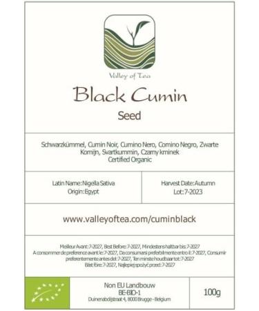 Organic Black Cumin Seed Nigella Sativa - Gourmet Quality 100g - Buy Online on GoSupps.com