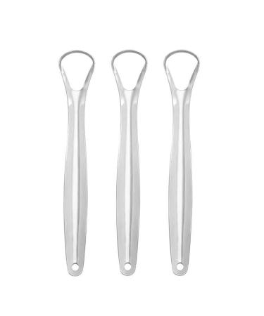 AUklOPVZZ 3pcs Tongue Scraper Fresher Breath Scraping Plate Wear Resistance Kid Oral Cleaning Tool No Grats Hollow Out Health Care