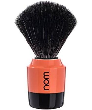 Nom Shaving Brush - MARTEN Series - Synthetic Black Fibre - Premium Plastic Black/Coral - International Shipping Available - Buy Online on GoSupps.com
