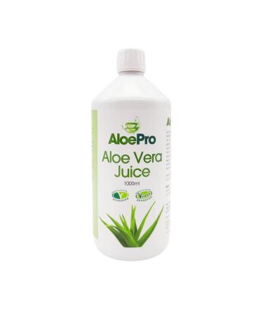 AloePro Aloe Vera Juice High Strength - 1000ml Bottle Ideal for Hydration and Digestive Health
