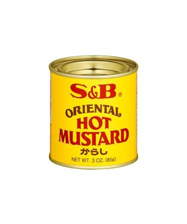 S&B Oriental Hot Mustard, 3 oz (Pack of 3)