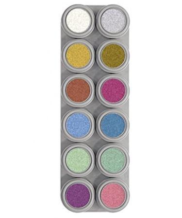 Grimas 12 Colour Pearl Face Painting Palette by Grimas