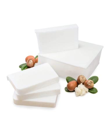 Primal Elements Shea Butter Glycerin Soap Base for Soap Making - Vegan, Cruelty Free, 5lb - White - Buy Online on GoSupps.com