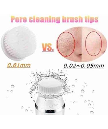 yilin White Electric Waterproof Wash Brush Set Deep Cleansing Skin Heads Rechargeable Face Brush - Buy Online on GoSupps.com