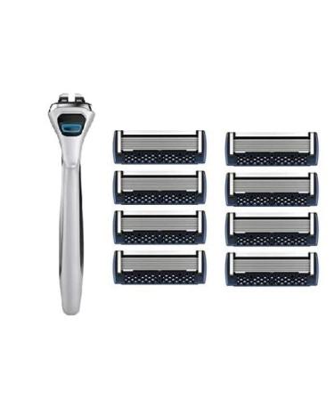 DORCO PACE 7 _ 7 Blades Refills x 8 ( Free1 System Handle )