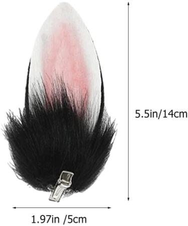 Toyvian 2 Pairs Bunny Hairpin Bunny Ears Clip Outfit for Girls Costume Party Accessory Cat Ear Hairpins Easter Hair Pins Mini Cat Ear Barrette Easter Girls Hair Clips Fairy Trinkets Plush - Buy Online on GoSupps.com