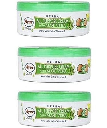 NACHT Ayur Herbal All Purpose Cream with Aloe Vera 200ml Pack of 3