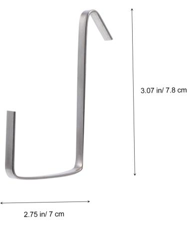 Zerodeko Kitchen Utensil Hooks 40pcs Door Hook Over Door Clothes Hanger Rack Christmas Ornaments Hook Stainless Steel Hook Towel - Buy Online on GoSupps.com