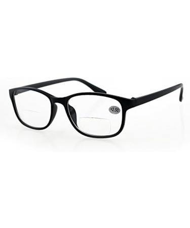 Lasree 3 PRS +3.00 Classic Reading Glasses for Men - Stylish Black Eyeglasses - International Shipping Available - Buy Online on GoSupps.com