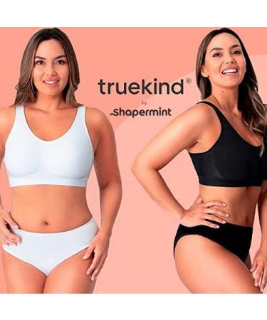 Shapermint Compression Wirefree High Support Bra | Plus Size, Back Support | Chocolate - Large - Buy Online on GoSupps.com