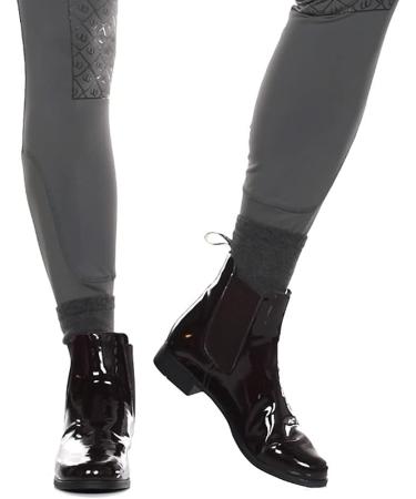 Ovation Women's Equestrian Leather Ankle Jod Boots - Black, Size 7.5 - Buy Online on GoSupps.com