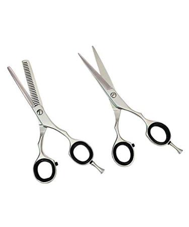 Professional Hairdressing Barber Salon Scissors Thinning Scissors Set 5.5" Razors Edge Super Sharp Hair Cutting Scissors