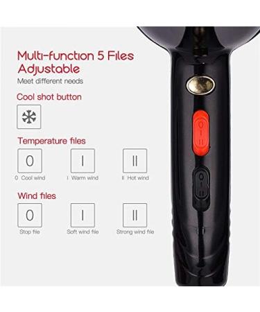 4000W Powerful Professional Salon Hair Dryer Negative Ion Blow Dryer Electric Hairdryer Hot/Cold Wind With Air Collecting Nozzle - Buy Online on GoSupps.com