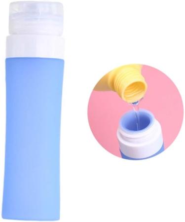 UPKOCH Shampoo Travel Bottle Silicone Liquid Bottle Refillable Tube Empty Silicone Bottle Silicone Makeup Liquid Containers Shampoo Dispenser Bottle Toiletries Soap Travel medium Blue - Buy Online on GoSupps.com