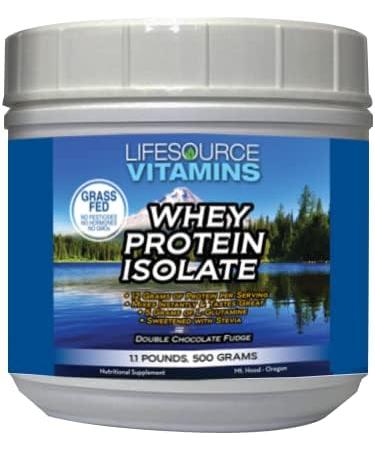 LifeSource Vitamins 1.1 lb - US Dairy Cows Grass Fed Whey Protein Isolate - Double Chocolate Fudge sweetened w/Stevia - Buy Online on GoSupps.com