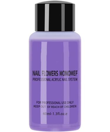 Acrylic Nail Liquid Monomer Professional Acrylic Nail System Nail Monomer Liquid Extension Non-yellowing Manicure Crystal Powder Carving Fluid 40ml - Buy Online on GoSupps.com