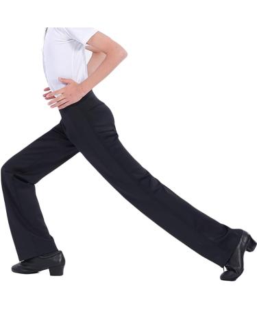 Libaobaoyo Boys Ballroom Dance Pants | Slim Fit Professional Dancewear for Kids 13-14 Years - Buy Online on GoSupps.com