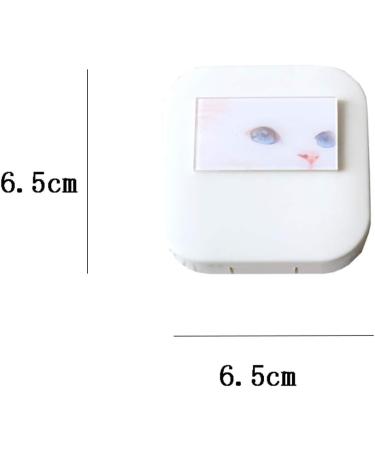 Optometry Lens Container - Cute Cat-Boy & Couple Models | Pink Myopia Contact Lens Box - Creative Student Design - Buy Online on GoSupps.com