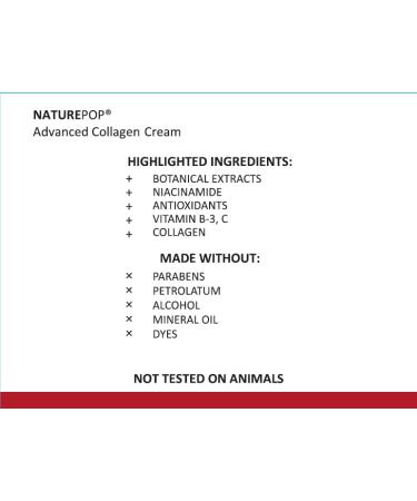 Advanced Collagen Cream with Vitamin C for Face Neck | Brightening Anti-Wrinkle Reduce Appearance of Dark Spot with 10 Botanical Extracts + 5 Fermented Extracts + Collagen | Made in Korea (50 mL) - Buy Online on GoSupps.com