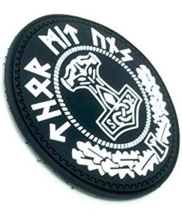 Buy Patch Nation Thor's Hammer Mjolnir Viking PVC Airsoft Paintball Velcro Emblem Badge - International Shipping Available - Buy Online on GoSupps.com