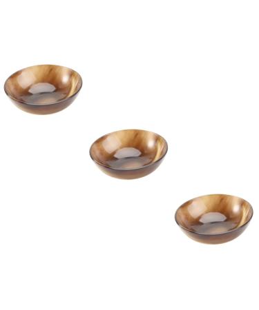 Doitool 3st handmade shaving bowl Traditional shaving bowl unbreakable shaving shell soap shell Razor foam shell naturally shave cup of bowl as shown x 3 pieces 7.5x7.5cmx3pcs