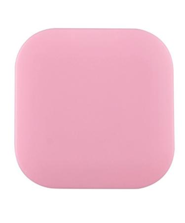 Lyrlody Portable square contact lens box exhaustive dust -proof plastic container with mirror bottle tweezers and staff (pink)