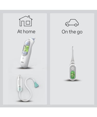 Braun Healthcare Baby Kit - Home & Travel Health Essentials (IRT6520 Ear Thermometer, BNT050 Nasal Aspirator, PRT2000 Stick Thermometer) - Buy Online on GoSupps.com