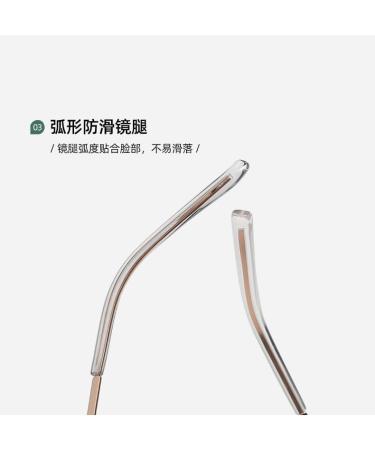 Metal Temples Square TR90 Blue Light Blocking Glasses for Men & Women | Anti-UV Ray Computer & Reading Glasses | Khaki-Green 51mm - Buy Online on GoSupps.com