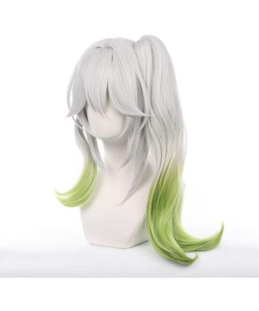 OSIAS Color Gradient Nahida Genshin Impact Cosplay Wig for Women and Girls - High-Quality Costume Hairpiece - Buy Online on GoSupps.com