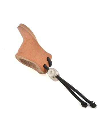 Sharrow 2 archery thumb ring protection leather finger protection finger tabs thumb ring glove for Mongolian reurve sheets traditional sheet long arch brown