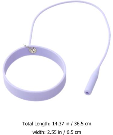 FRCOLOR Silicone Bracelet lash Bracelet Holders Bracelet tweezer Holder Useful lash tweezer Wristband tweezer Delighter Purple Protective Belt Eyelash Silica Bracelet - Buy Online on GoSupps.com