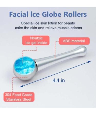 PLATINUM Stainless Steel Rotating Ice Globe - Cooling & Warming Cryo Eye Roller for Face & Eye Area - Buy Online on GoSupps.com