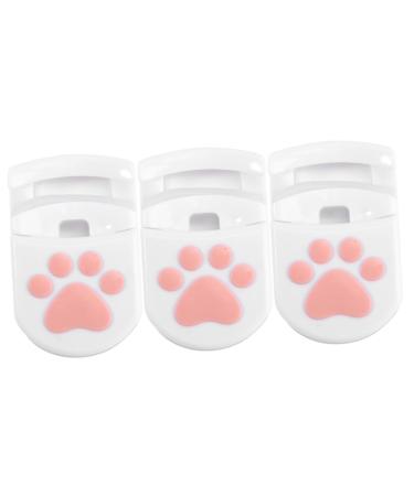 Healeved 3 Sets Mini Eyelashories Electric Eyelash Curler Makeup Accessories Individual Eyelash Curler Makeup Eyelashories DIY Eyelash Curler Eyelash Curlers Heated Eyelash Curler White