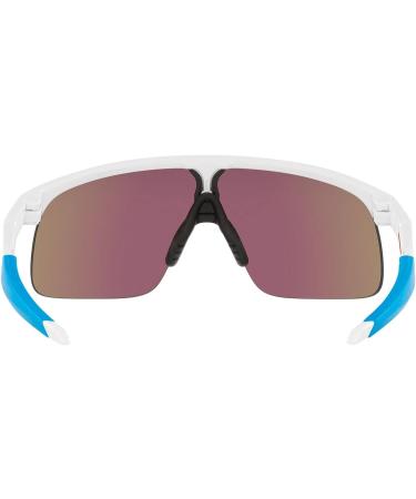 Oakley Oj9010 Resistor Rectangular Sunglasses | Polished White/Prizm Sapphire | 20 mm - Buy Online on GoSupps.com