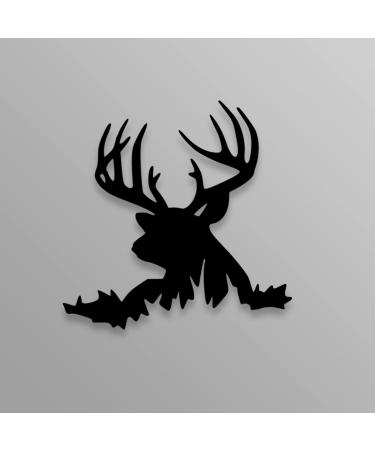 Deer Buck Laying Vinyl Decals Stickers (2 Pack!!!) | Tumbler and Insulated Cups | Decals Only! Cup not Included! | 2-3 X 3 inch Black Decals | KCD1264 - Buy Online on GoSupps.com