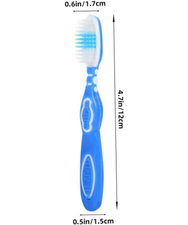 Healvian 12-Pack Portable Mini Toothbrush Set - Travel-Friendly Household Dental Brushes for Daily Oral Care - Buy Online on GoSupps.com