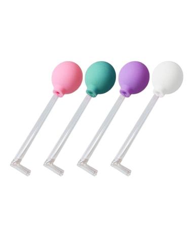 WNPXQNT Tonsil Stone Remover Tool Long Tube Glass Cleaning Tool for Tonsil Mouth Suction Manual Ball Style Cleaning