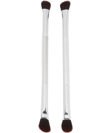 Double Ended Eyeshadow Brush Set with Soft Fiber Hair Nose Contour Brush for Delicate Eye Makeup Look Lightweight and Portable for Home Stage Performance Wedding Party - Buy Online on GoSupps.com