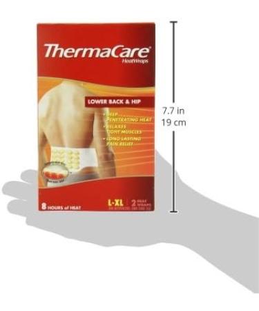 ThermaCare Heatwraps Large-XL Lower Back & Hip 2 ea ( Pack of 3) - Buy Online on GoSupps.com