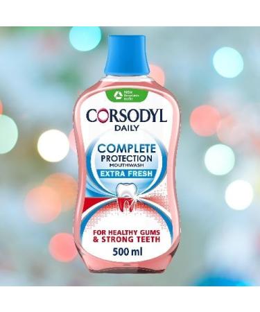  Corsodyl Corsodyl Daily Arctic Mint Mouthwash 500ml - Buy Online on GoSupps.com