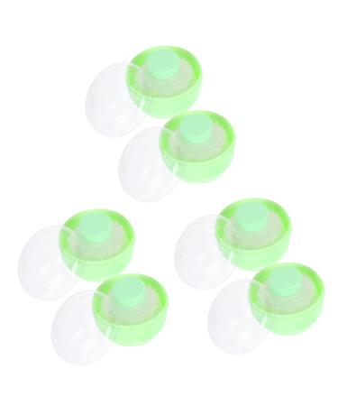 FOMIYES 6 Pcs Powder Puff Box Baby Powders Travel Baby Powder Makeup Powder Puff Loose Powder Puff Makeup Puff Box Pressed Powder Puff Body Powder Container for Loose Powder Baby Green Pp mediumx3pcs Greenx3pcs