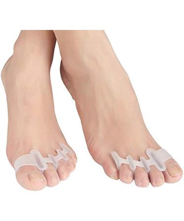 SiaMed 4x Hallux Valgus Toe Separator Splints - 2 Different Pairs - Hallux Valgus Splint - Silicone Soft Gel - Buy Online on GoSupps.com