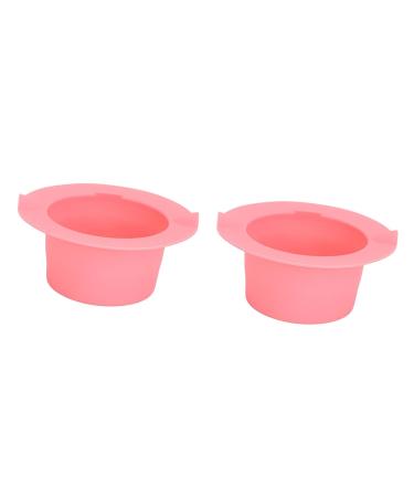 Buy Pink Wax Warmer Bowl & Pot Set - 2 Pack Silicone for Home Use | International Shipping Available - Buy Online on GoSupps.com