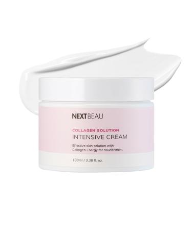 Collagen Solution Intensive Face Cream 3.52 Oz / 100g Korean skincare Deep hydrating for Day Cream & Night Cream & Hydrating Cream & Moisturizing Facial Cream Musk