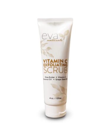 Eva Naturals Vitamin C Exfoliating Scrub - Clear and Cleanse Your Face with this Facial Exfoliator - Buy Online on GoSupps.com