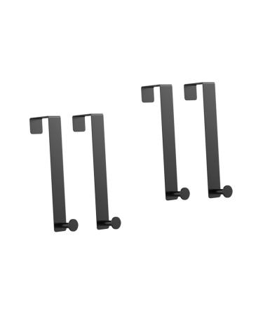 Uonlytech Clothes Hanger 4 pcs Door Hook Towel Racks for Bathroom Door Wall Mounted Hangers Door Hanger Hook Single Key Chain Hair Towel