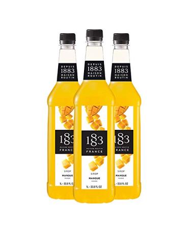 1883 MAISON ROUTIN 1883 Routin Mango Syrup Pack of 3 (3 x 1 l)