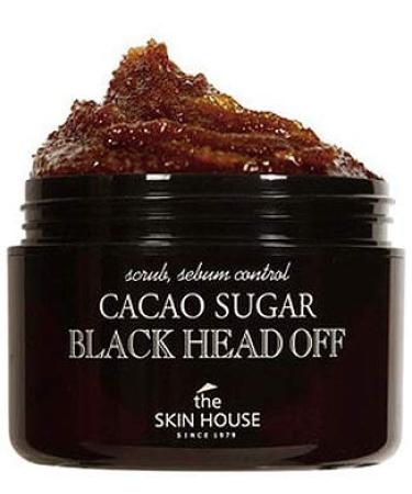 THE SKIN HOUSE Cacao Sugar Black Head Off 1.7 fl.oz - 100% Natural Exfoliating Facial Scrub & Mask | Korean Skin Care | Ideal for All Skin Types - Buy Online on GoSupps.com