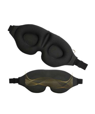 Dreamy Sleeper 3D Contoured Sleeping Mask: Concave Molded Night Sleep Mask Eliminate Light Comfortable Memory Foam Ideal for Travel Yoga and Naps.