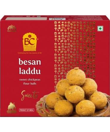 Indian Sweets Indian Mithai Sweets Besan Laddu Box (375 g)